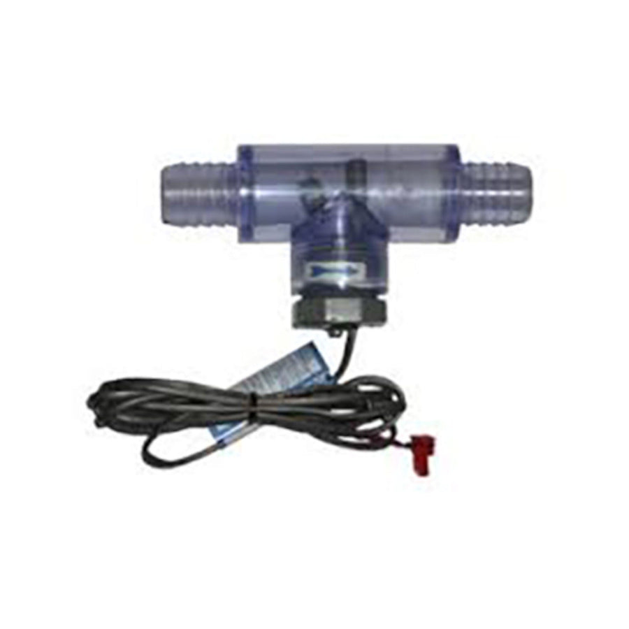 Flow Switch, 3/4" Barb x Barb Clear Tee — HydroQuip Part #34-0221