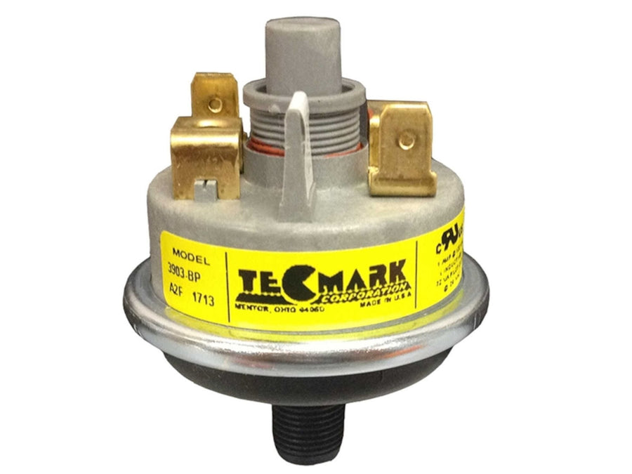 Pressure Switch, Tecmark, SPST, 1-5 Psi, 3 Amp, 1/8" NPT — Tecmark Part #3903-BP