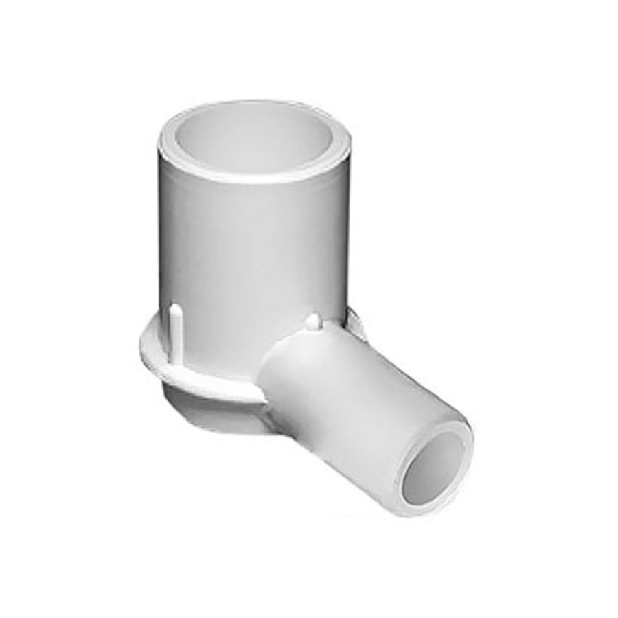 Fitting, PVC, Smooth Barb Ell Adapter, 90°, 3/4"SB x 1"Spg — Waterway Part #411-3480