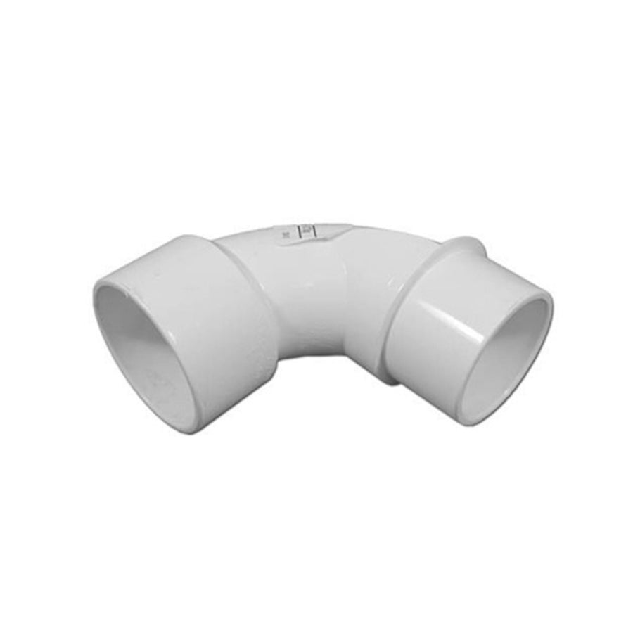 Fitting, PVC, Ell, 90°, Sweep, Street,2-1/2"S x 2-1/2"Spg — Waterway Part #411-9140