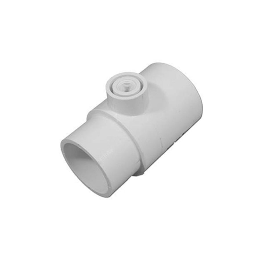 Fitting, PVC, Adapter Tee, 2"S x 2"Spg x 3/8"Air Bleed — Waterway Part #413-2180