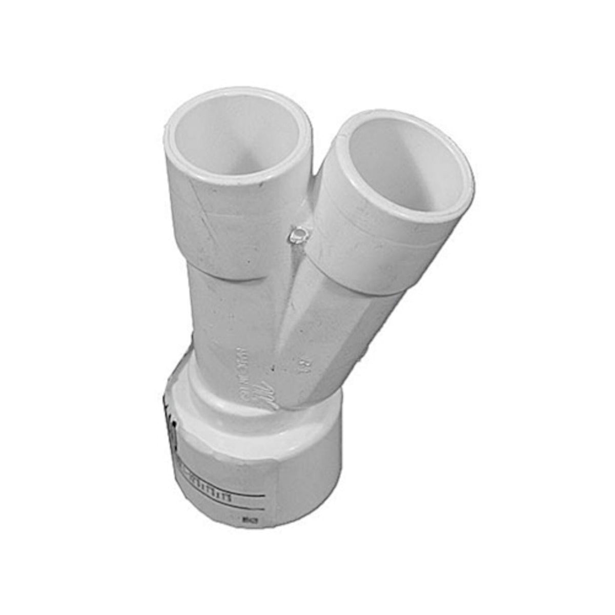Fitting, PVC, Special Wye, 22.5°, 1-1/2"S x 1"S x 1"S — Waterway Part #413-4140
