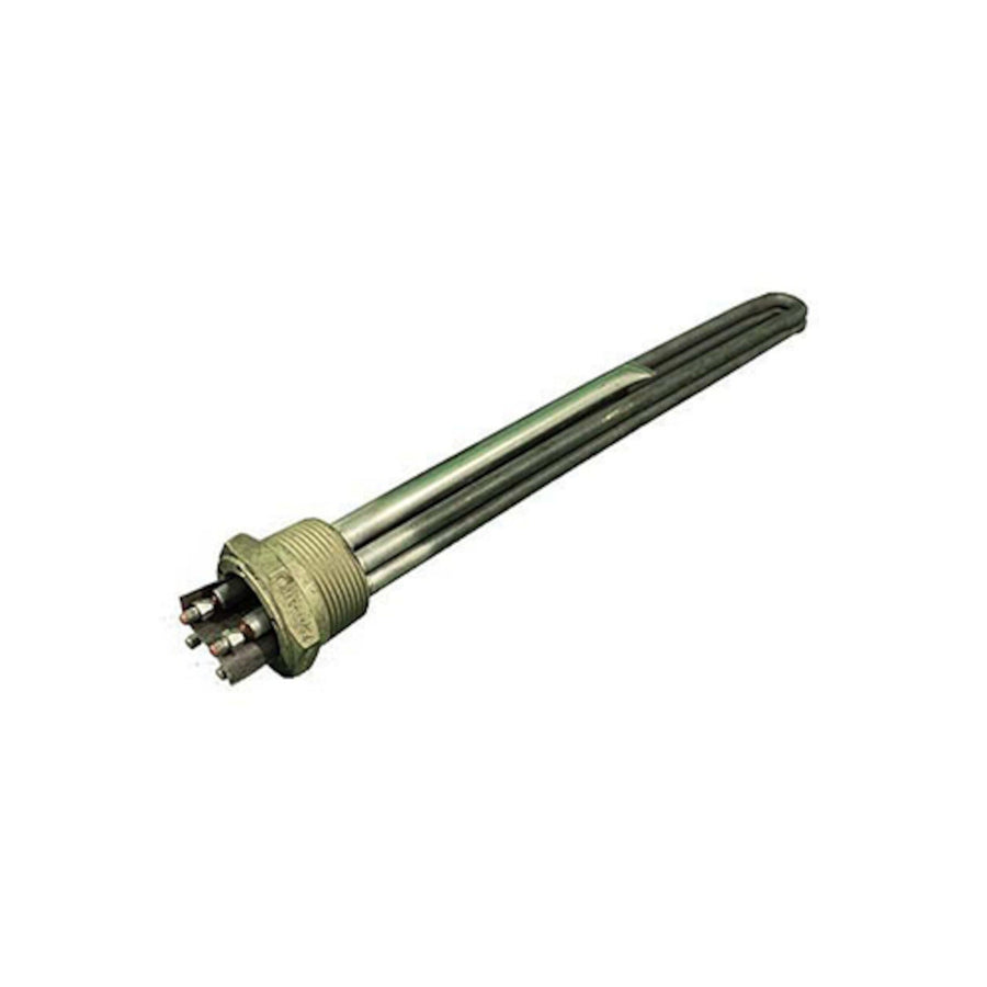 Heater Element, Screw Plug, 1-1/4"NPT, 6.0kW (Dual Element) — Therm Products Part #62-1.25-2