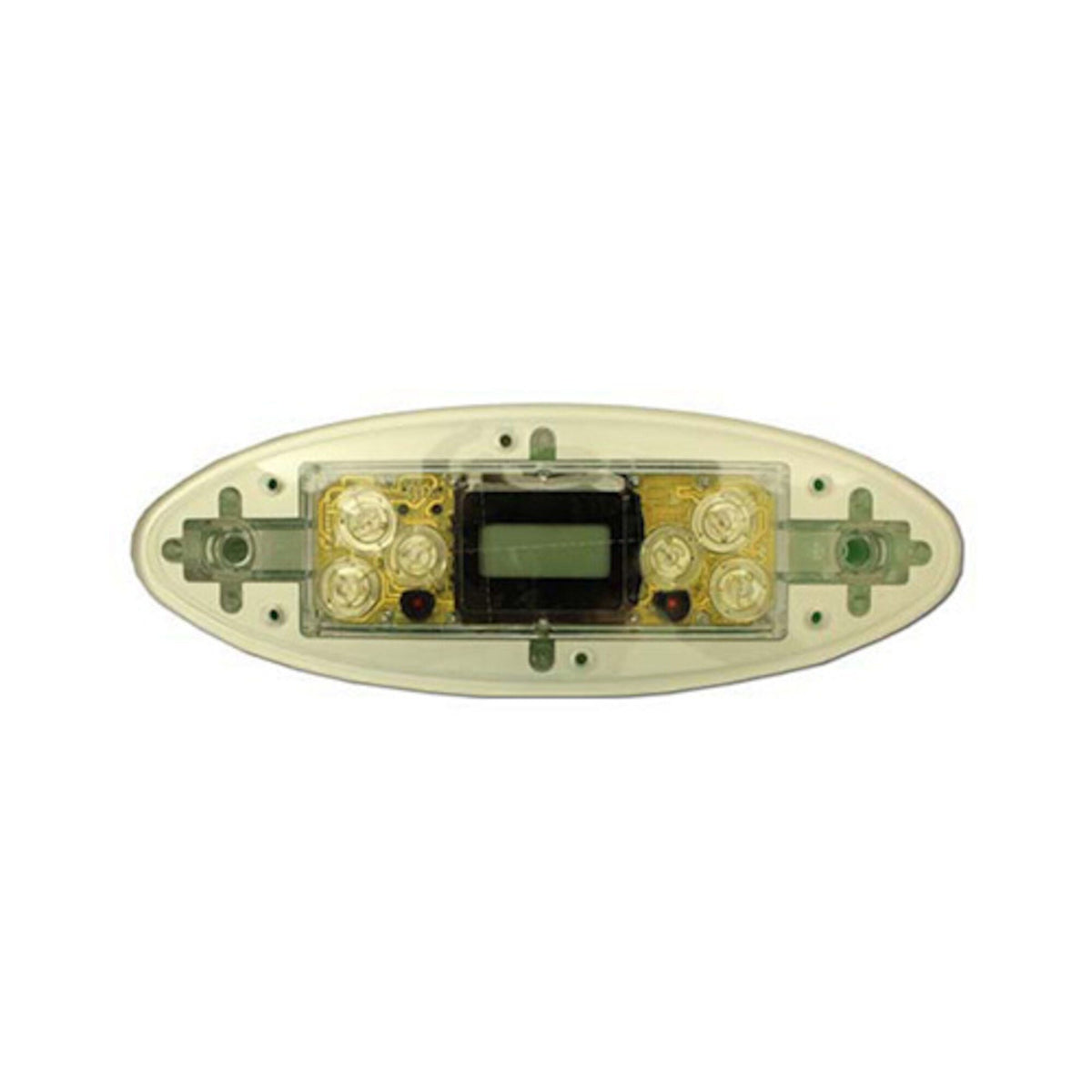 Spaside Control, Marquis (Balboa) MTS97, Oval, 6-Button — Marquis Spa Part #650-0420