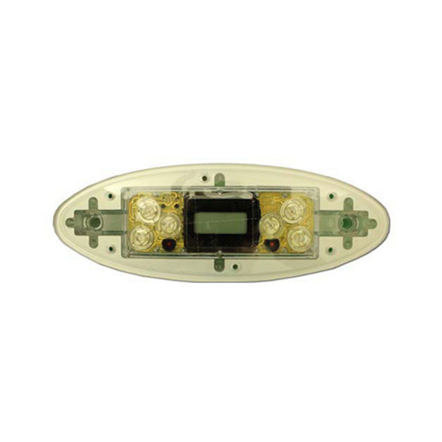 Spaside Control, Marquis (Balboa) MTS97, Oval, 6-Button — Marquis Spa Part #650-0420