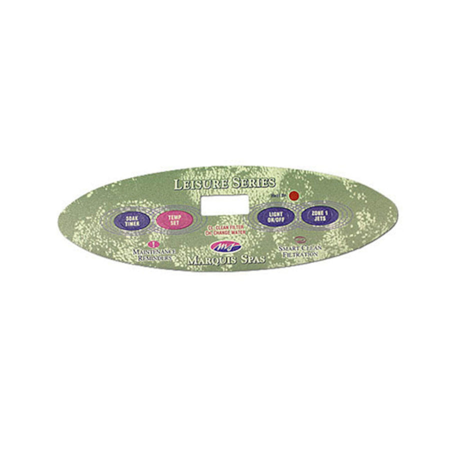 Overlay, Spaside, Marquis (Balboa) Digital Duplex, Oval — Marquis Spa Part #650-0490