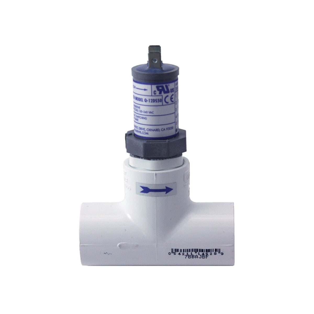 Flow Switch, Jacuzzi, J-310, with 3/4"S Tee — Jacuzzi Part #6560-852