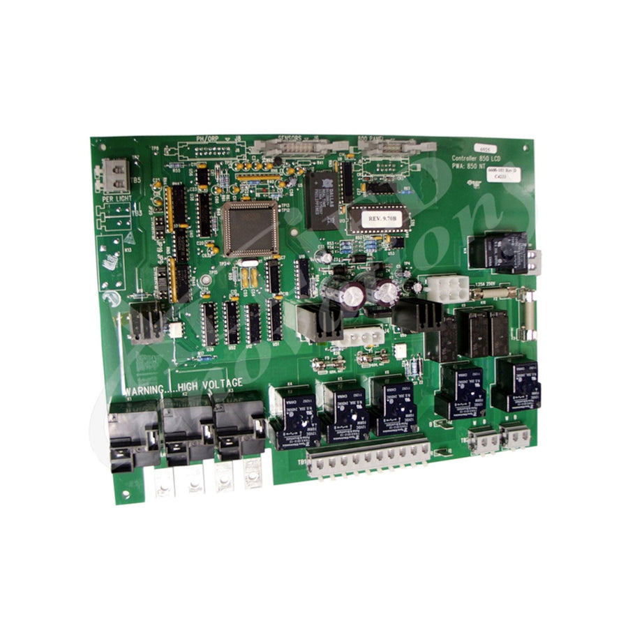 Circuit Board, Jacuzzi, J380/385, LCD, 3-Pump, Ribbon Cable — Jacuzzi Part #6600-101