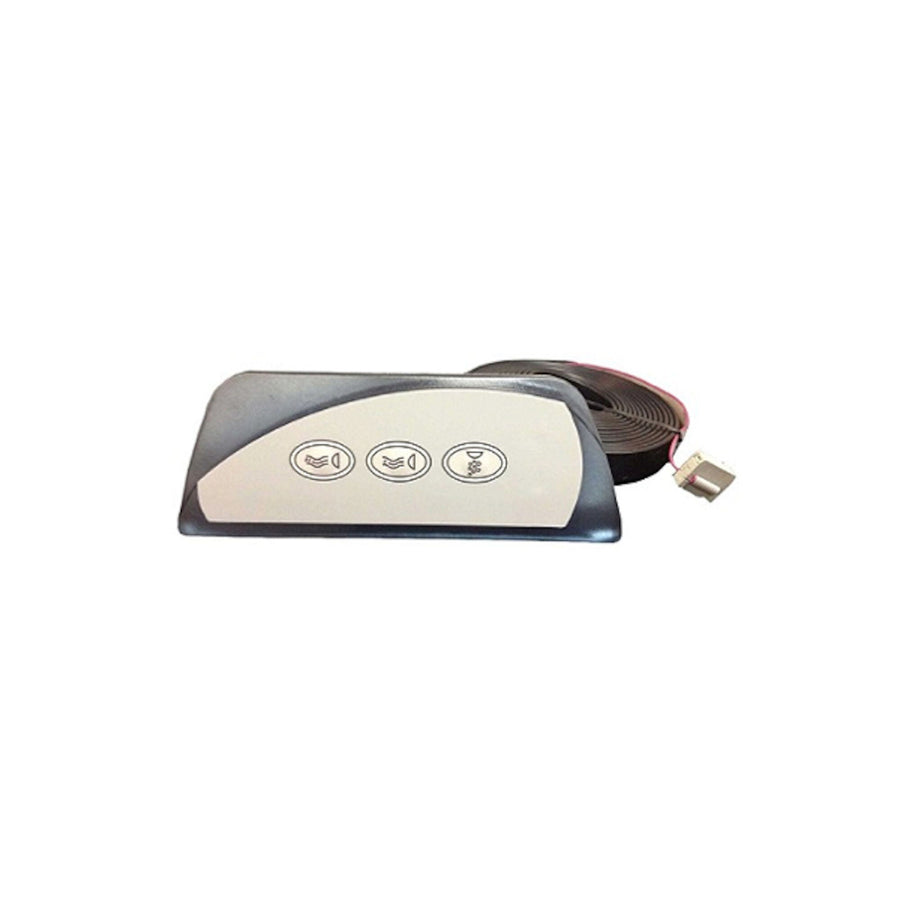 SpaSide, Remote Panel, Gray — Sundance Jacuzzi Part #6600-861