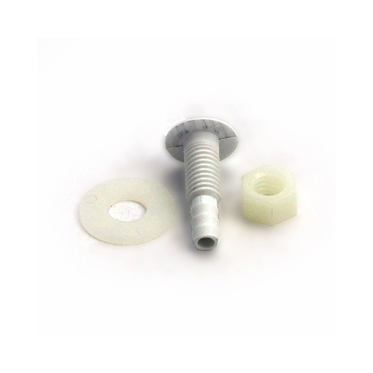 Air Injector, Waterway Button Style, 1/4" Barb, White — Waterway Part #670-2130