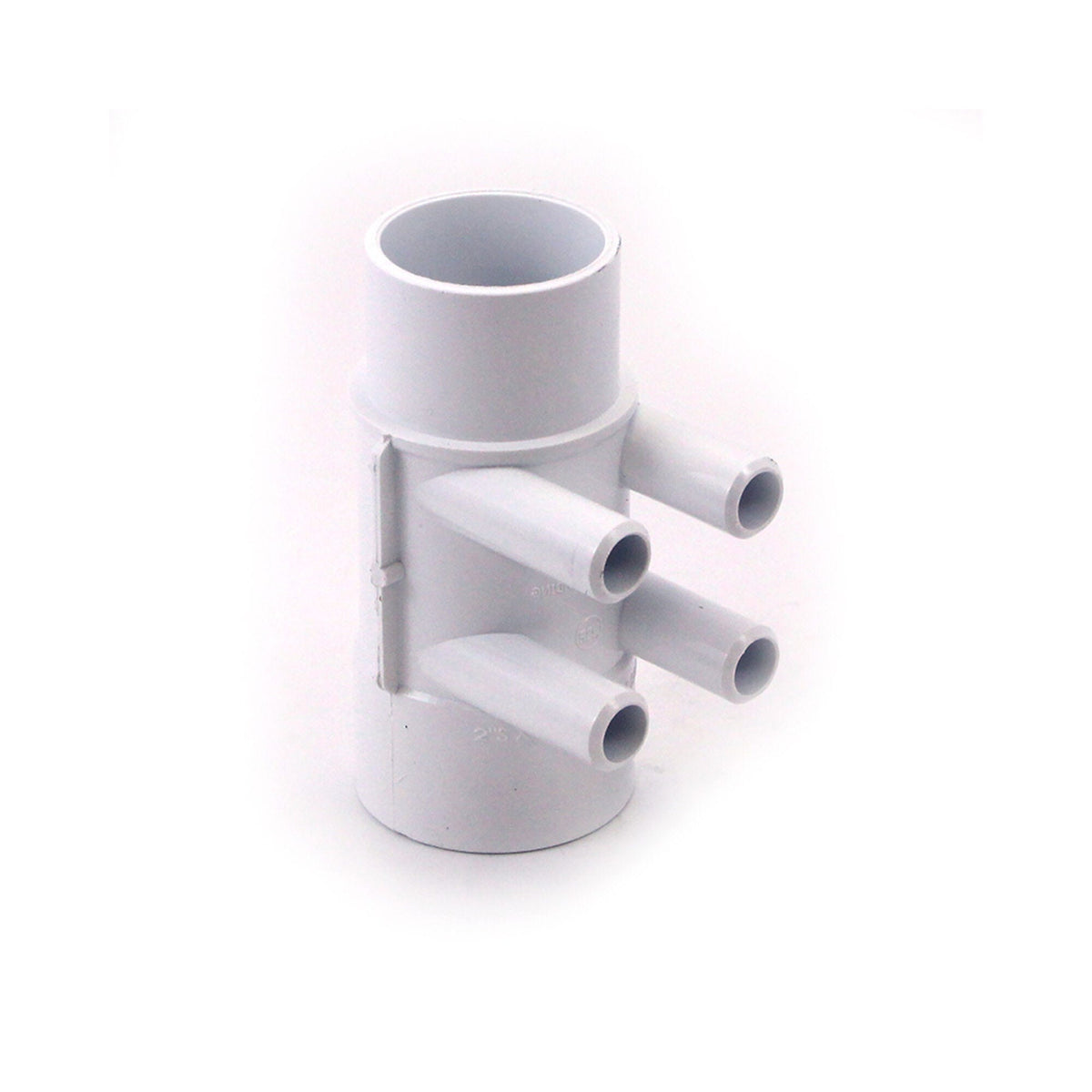 Manifold, PVC, Waterway, 2"S x 2"Spg x (4) 3/4"SB Ports — Waterway Part #672-4160