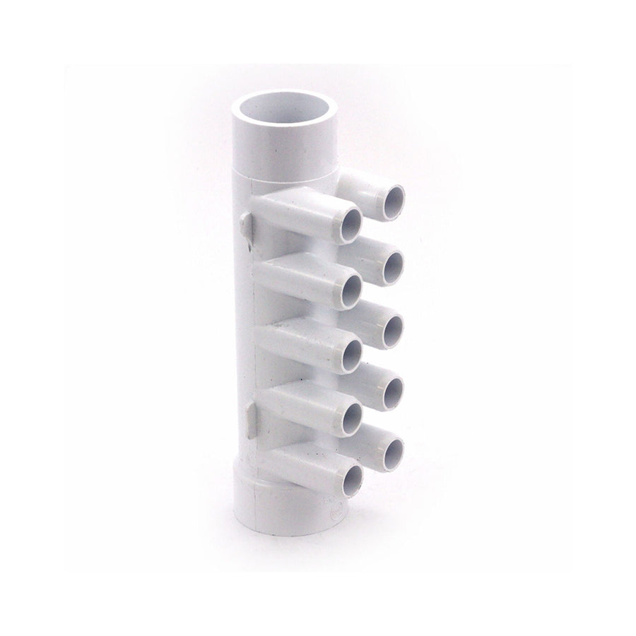 Manifold, PVC, Waterway, 1-1/2"S x 1-1/2"Spg x 3/4"SB — Waterway Part #672-4680