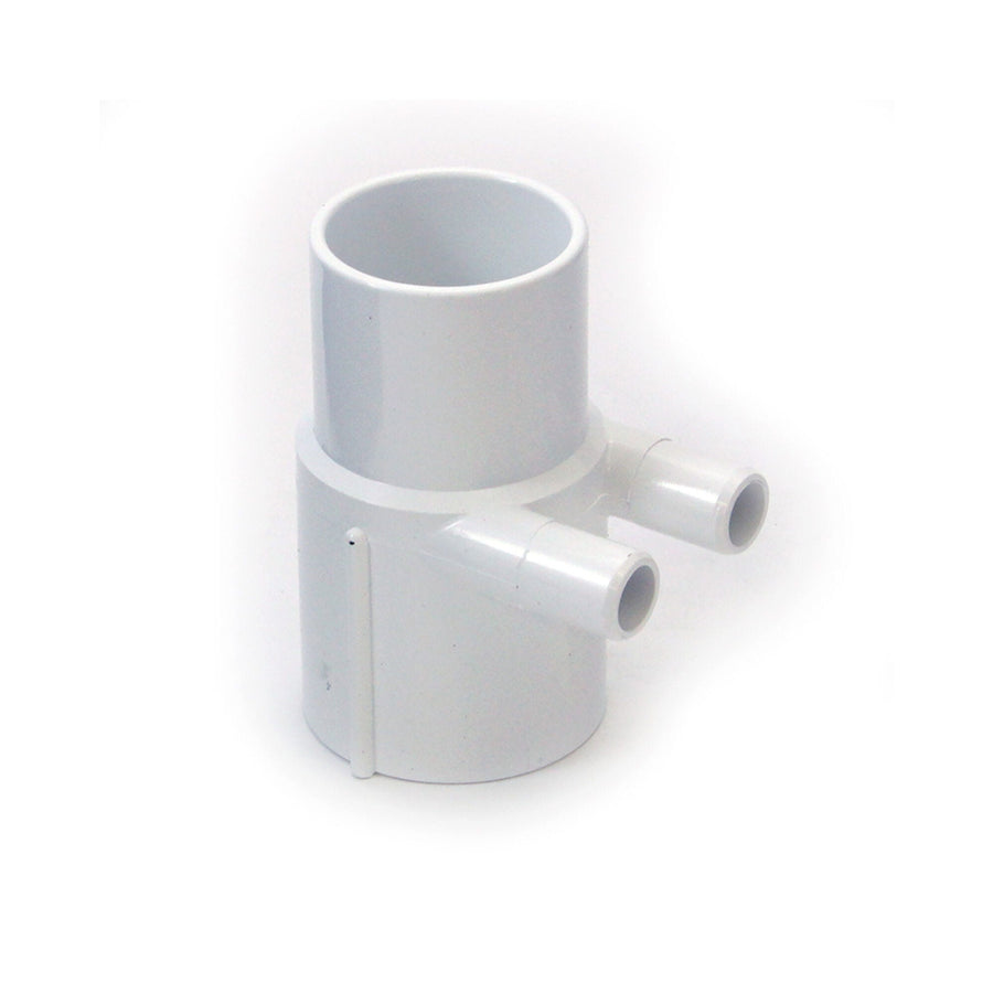 Manifold, PVC, Waterway, 2"S x 2"Spg x (2) 3/4"SB Ports — Waterway Part #672-4910