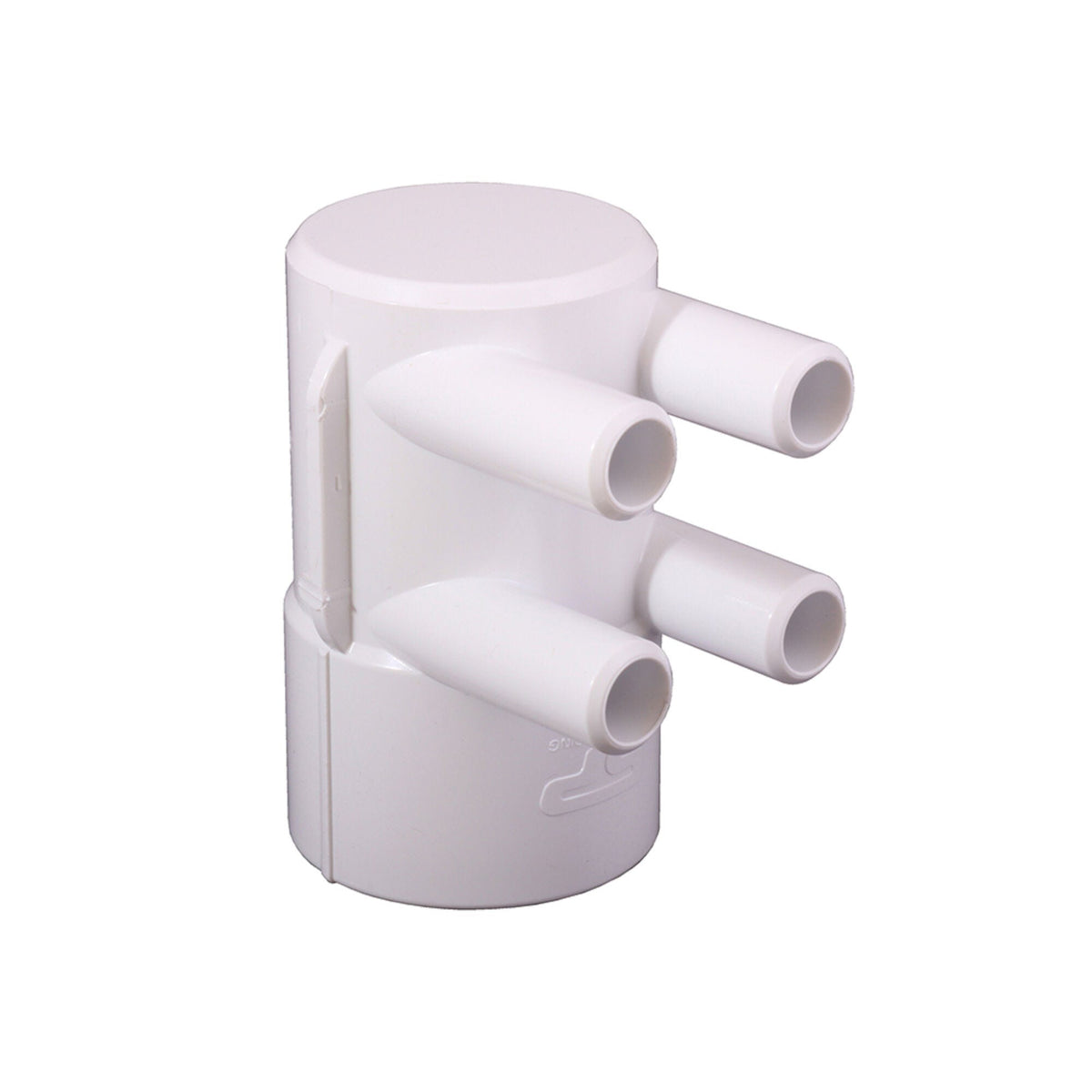 Manifold, PVC, Waterway, 2"S x Dead End x (4) 3/4"SB Ports — Waterway Part #672-7370