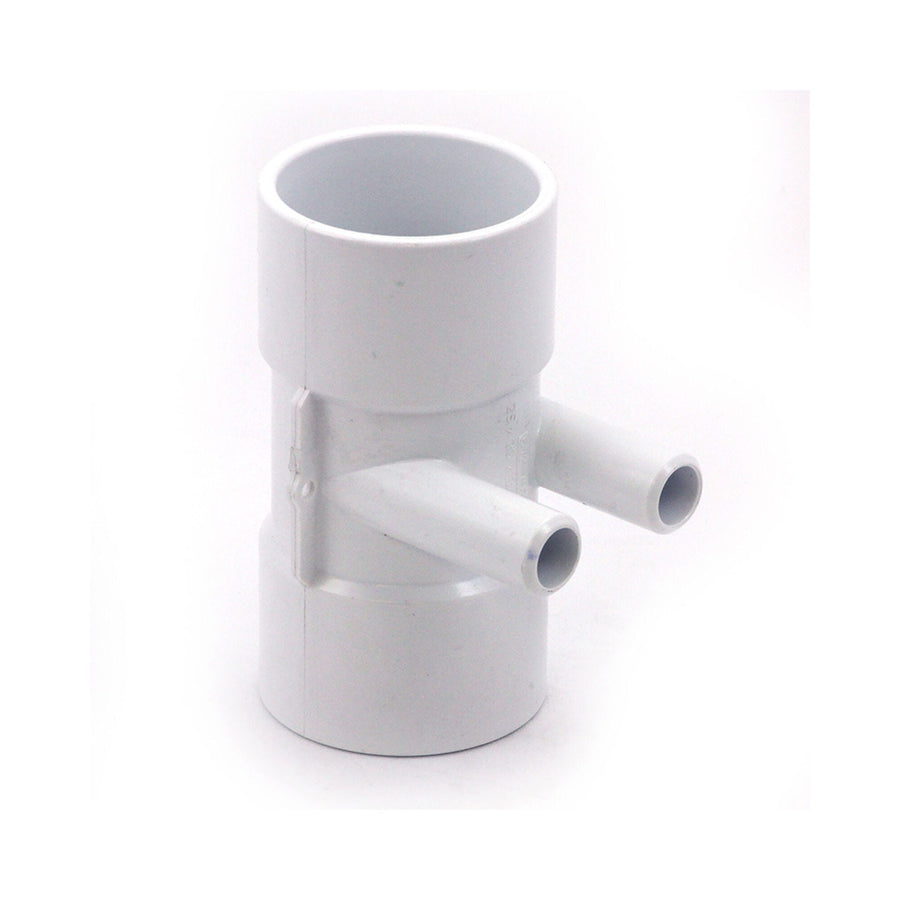 Manifold, PVC, Waterway, 2"S x 2"S x (2) 3/4"SB Ports — Waterway Part #672-7920