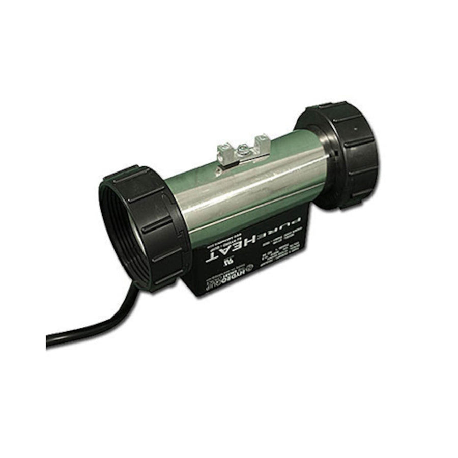 Bath Heater, HydroQuip In-Line w/Vacuum Switch, 1.5KW, 115V — HydroQuip Part #PH301-15UV