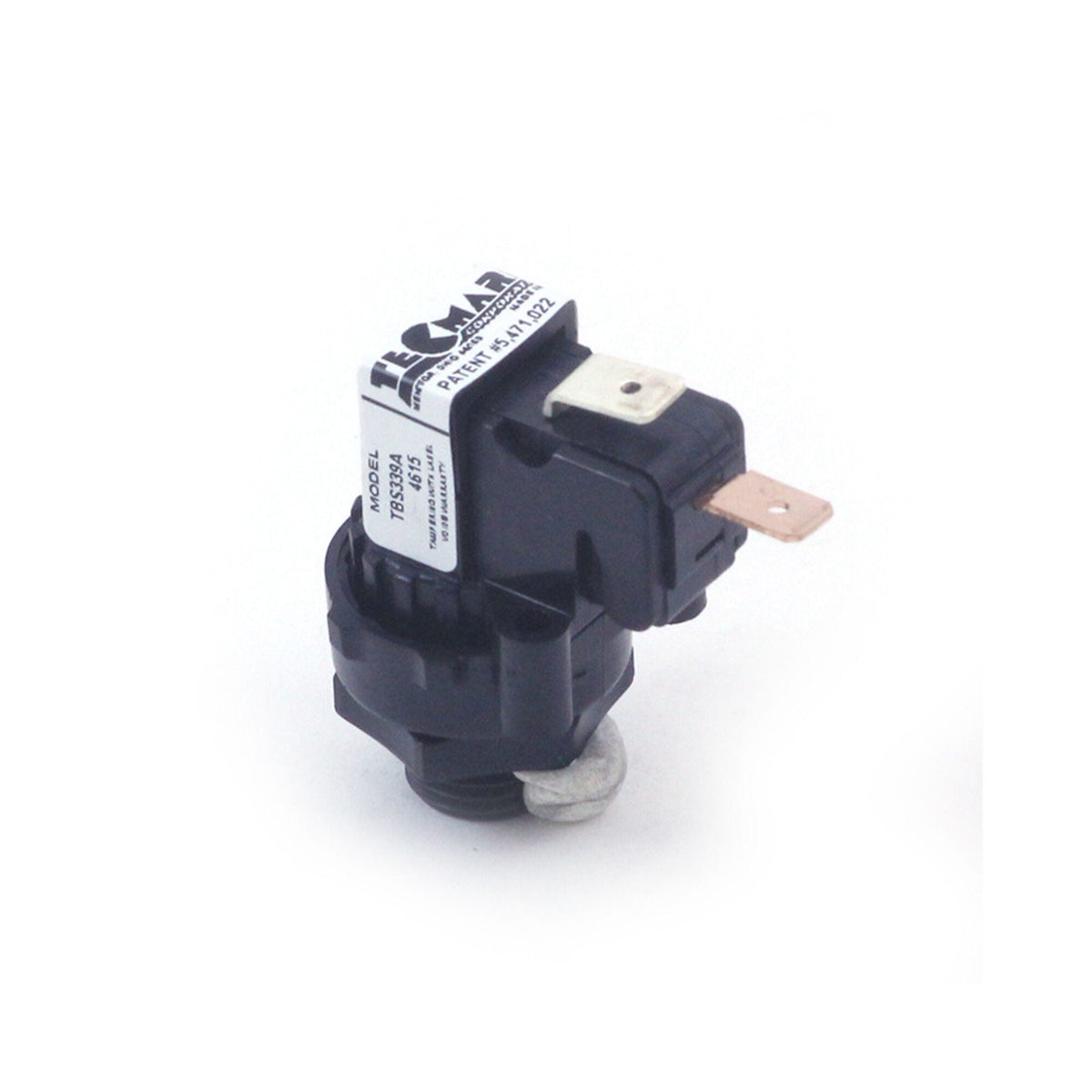 Air Switch, Tecmark, Latching, SPNO, 25A, Center Spout — Tecmark Part #TBS-339
