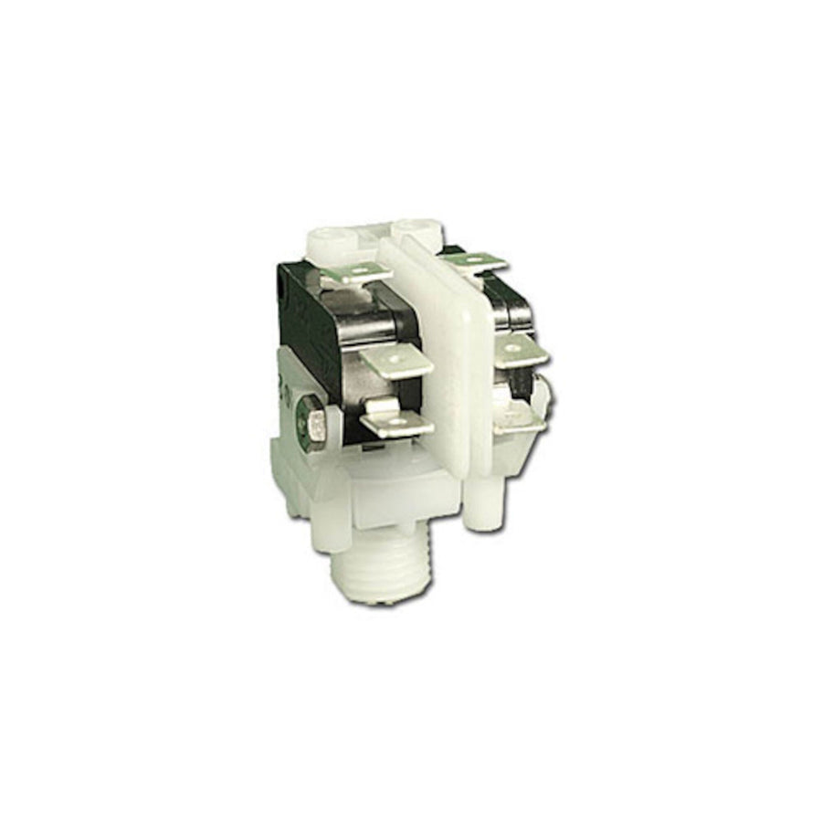 Air Switch, Presair, Latching, DPDT, 21A, Center Spout — PresAir Part #TVA211B