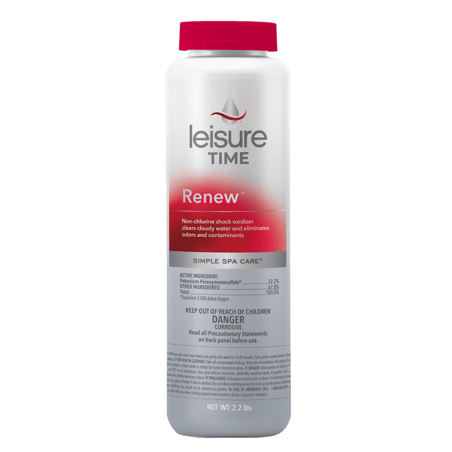 Sanitizer, Advantis, Renew Non-Chlorine Shock, 2lb Granular — Leisure Time Part #RENU2