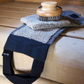 Rento Back Washer, Linen Terry, Linen/Black, 6x28 - view 2