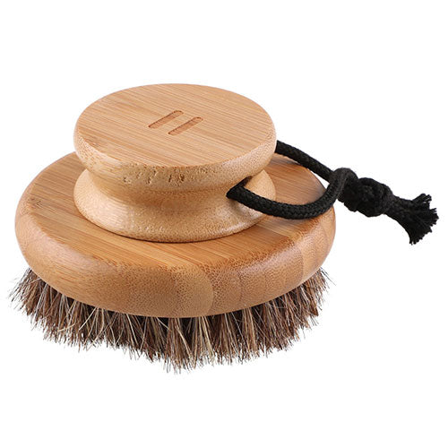 Rento Body Brush, Oil-Treated Bamboo, Natural Bristles