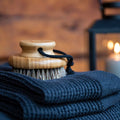 Rento Body Brush, Oil-Treated Bamboo, Natural Bristles - view 3