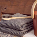 Rento Bath Brush, Oil-Treated Bamboo, Natural Bristles - view 3