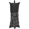 Rento Pillow, 100% Cotton, Coal Black, 20x9