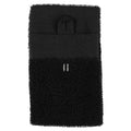 Rento Sauna Wash Mitten, Black, Terry Linen, Double-Lined, 6x9