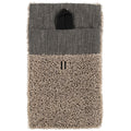 Rento Wash Mitten, Linen Terry, Double-Lined, Linen/Brown