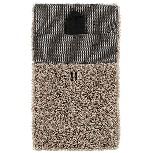 Rento Wash Mitten, Linen Terry, Double-Lined, Linen/Brown