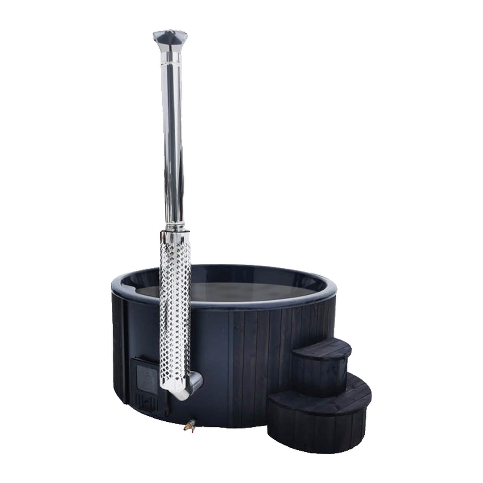 SaunaLife Model S4 Wood-Burning Hot Tub