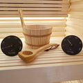 Sauna bucket ladle thermometer hygrometer set saunalife