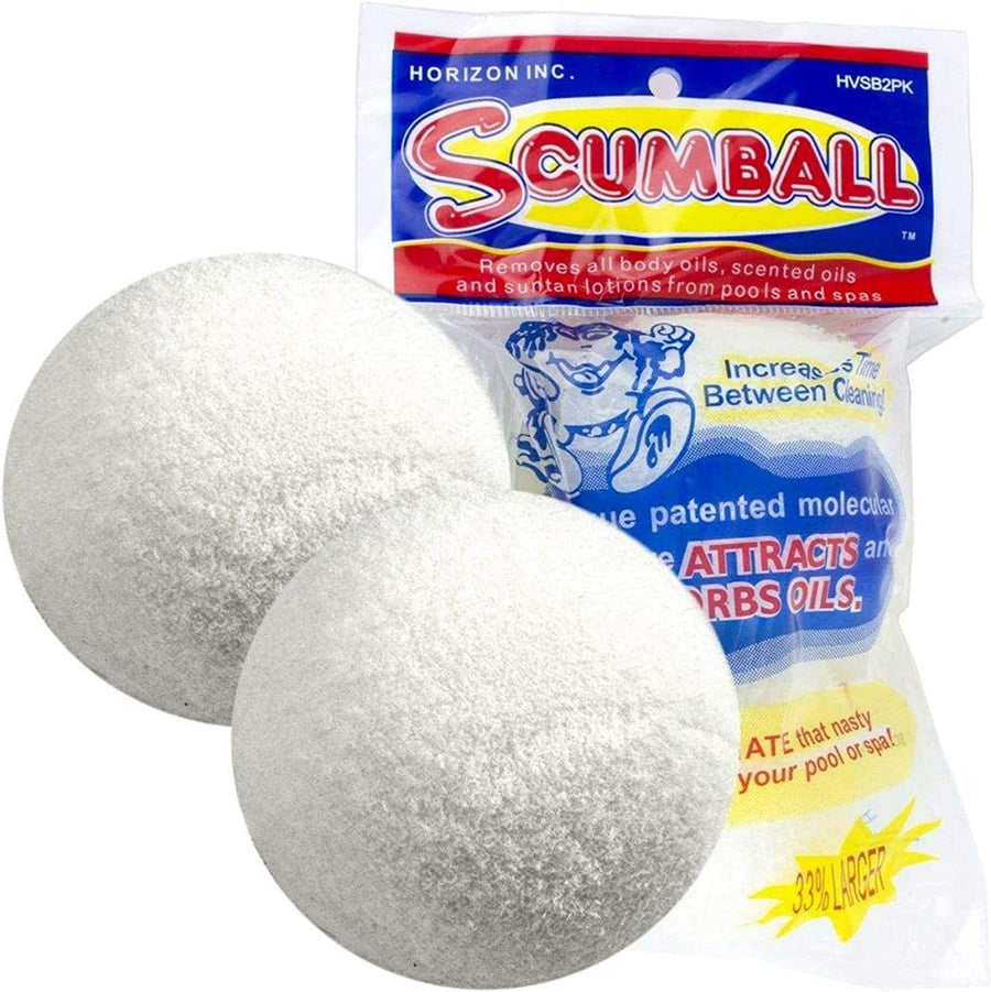 Scum Products, Scum Ball, Floating Scum Collector, 2-Pack — Scumball Part #SCUMBALL