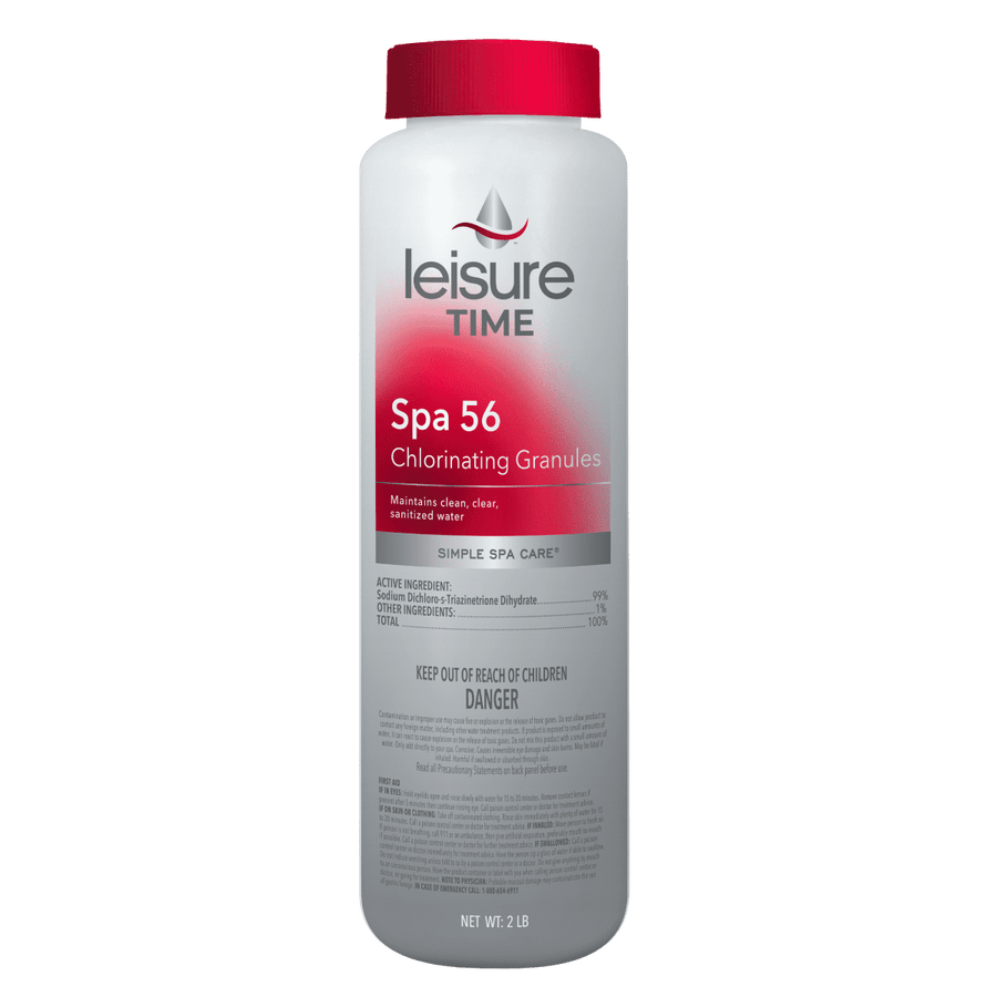Sanitizer, Leisuretime, Spa56, Chlorine Granules — Leisure Time Part #22337A
