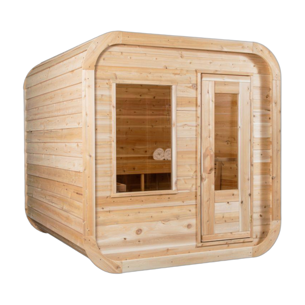 Canadian Timber Luna Sauna — Canadian Cedar cube sauna