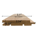 Prosaunas Sauna Wood, Thermally-Modified, Tongue & Groove, STS4 Profile, Nickel-Gap, Wall Material - view 8