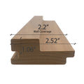 Prosaunas Sauna Wood, Thermally-Modified, Tongue & Groove, Large-Gap, Wall Material - view 8