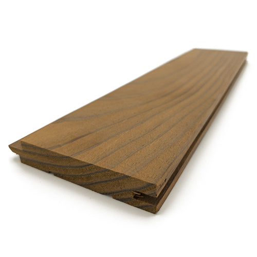 Prosaunas Sauna Wood, Thermally-Modified, Tongue & Groove, STS4 Profile, Nickel-Gap, Wall Material