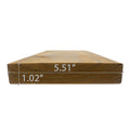 Prosaunas Sauna Wood, Thermally-Modified, Smooth 4 Sides Eased Edges, SHP Profile, Bench Material - view 7