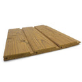 Prosaunas Sauna Wood, Thermally-Modified, Tongue & Groove, STP Profile, Medium Gap, Wall Material - view 2