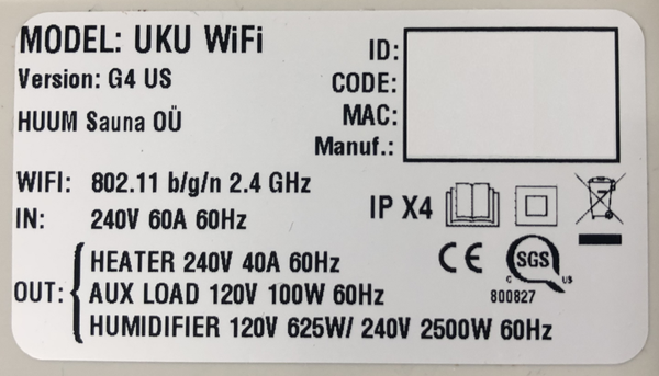 HUUM Module, Control, UKU Wi-Fi - view 2