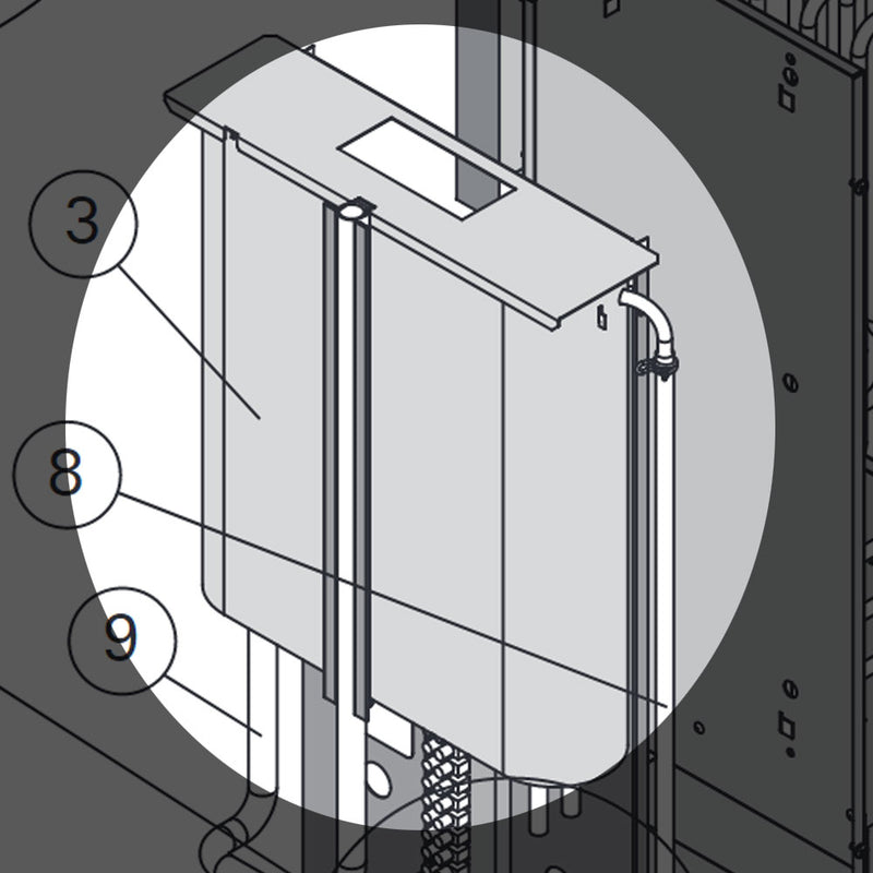 Harvia Water reservoir for Virta Combi heaters